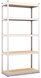 Стелаж металевий Стандарт 2400*1000*600 О 5ДСП met0338 фото 1