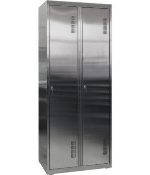 Шафа одягова з нержавіючої сталі ШОМНж-300/2 (AISI 430) 28146 фото